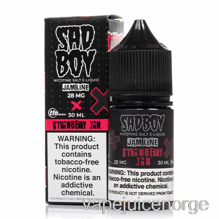 Vape Juice Jordbærsyltetøy - Sadboy Salter - 30ml 28mg